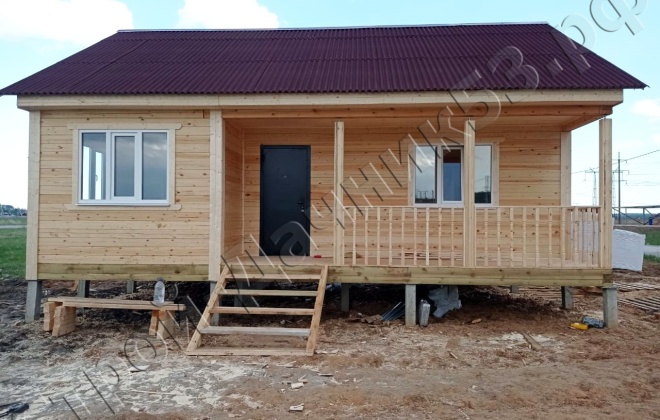 2 Брусовой дом ОД-8 7×9, 63 м², Московская область, Деревня Андреевское (1)